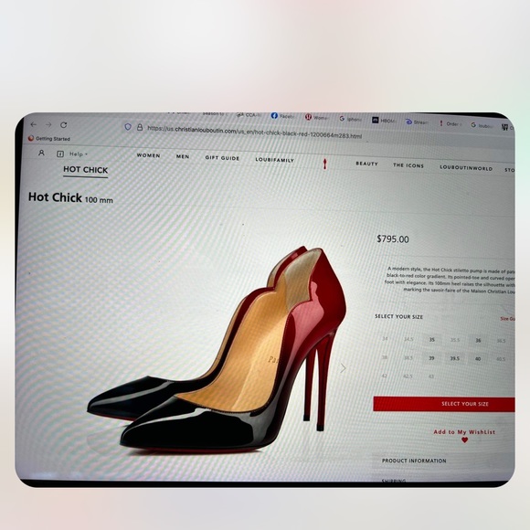 Louboutin Hot Chick 100 mm size 36 - Picture 3 of 10